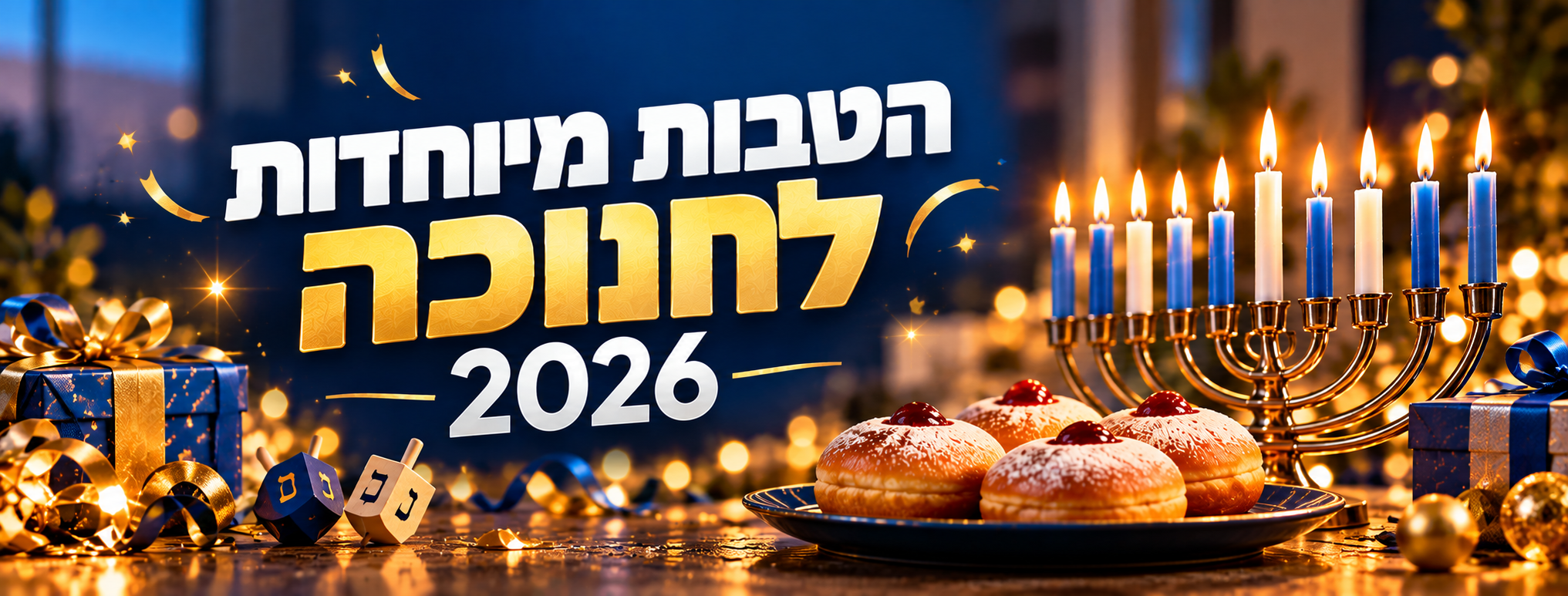 הטבות מיוחדות לחנוכה 2026